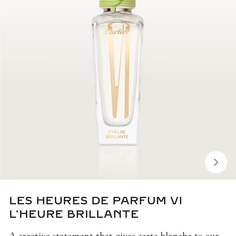 Cartier L'Heure Brillante Eau de Toilette Authentic 75ml
